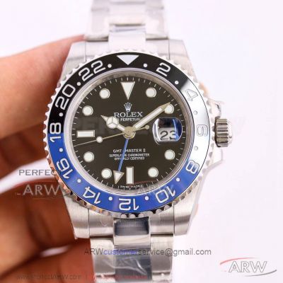 KS Factory Rolex GMT-Master II Batman Price - 116710BLNR Steel Black Dial 40 MM 2836 Automatic Watch